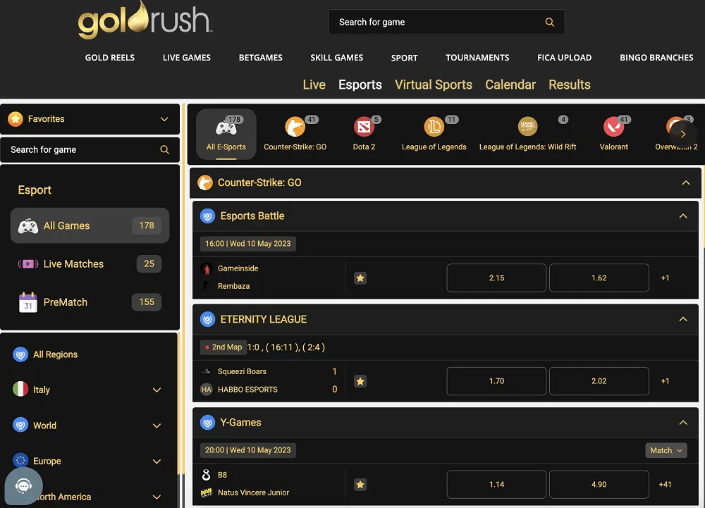 goldrush-esports-betting