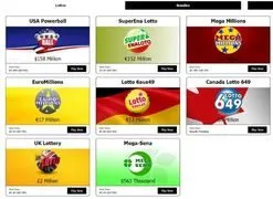 Big Win Lottos Homepage screenshot