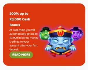 Welcome Bonus Yaa online casino