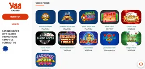 Video Poker at Online Casinos South Africa