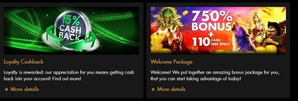 Winnerama Casino Bonus Offers - Cashback and Welcome