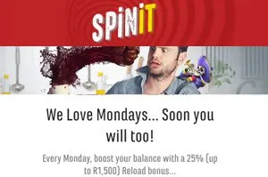 Boost Your Balance at Spinit Casino with a Monday Reload Bonus