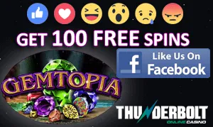 Like OnlineCasinosOnline.co.za Facebook page and Get 100 Free Spins
