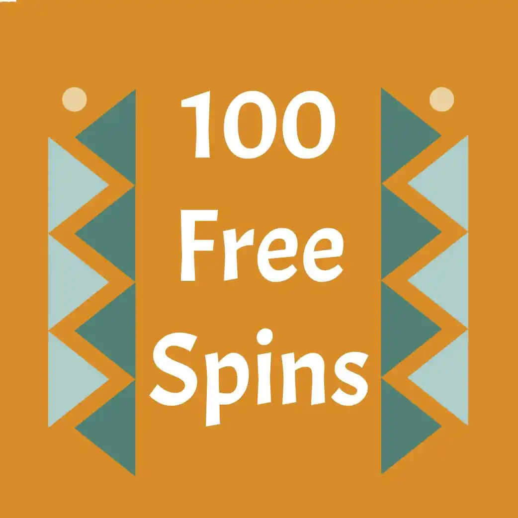 Grafisk illustration af free spins på et online casino