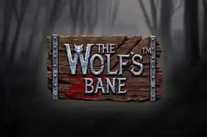 The wolfs bane slot logo