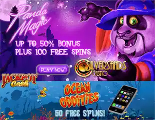 November Bonuses at Silver Sands and Jackpot Cash