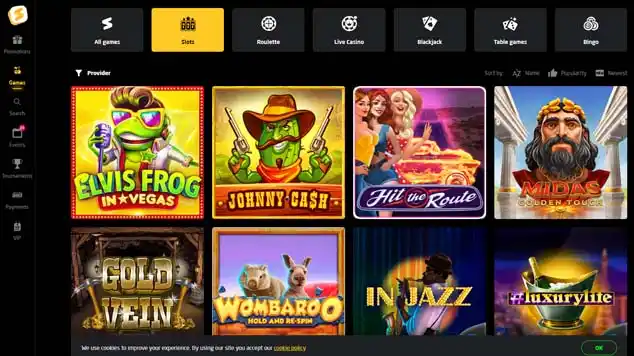 StayCasino Slot Games