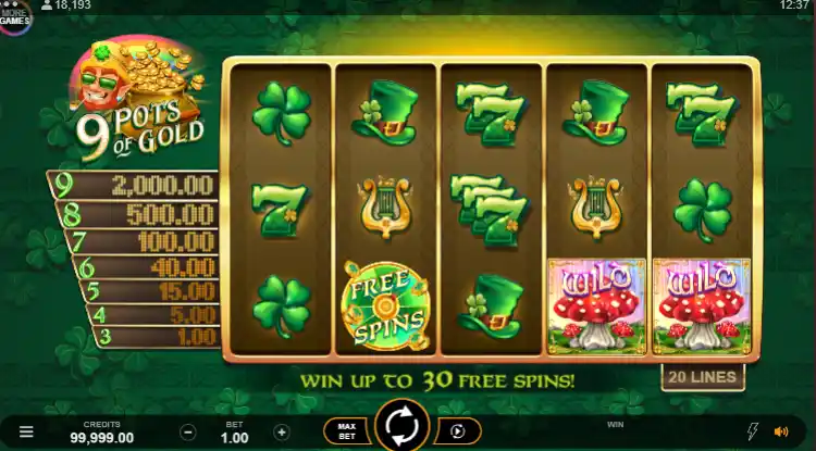 9 Pots of Gold
