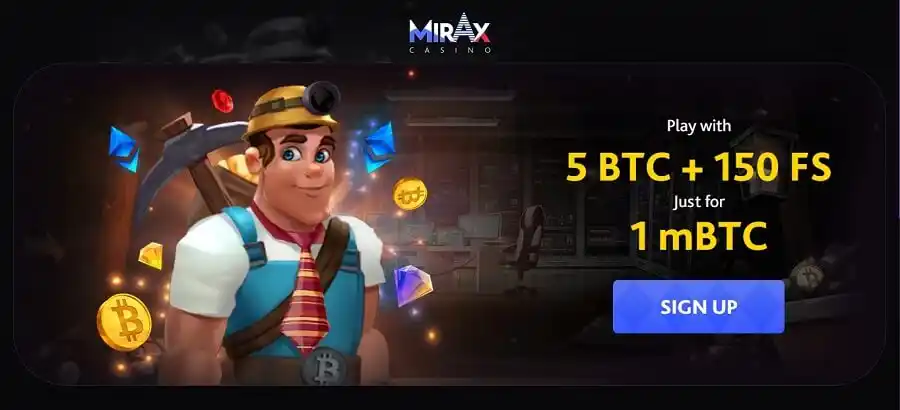 Mirax Casino Bonus