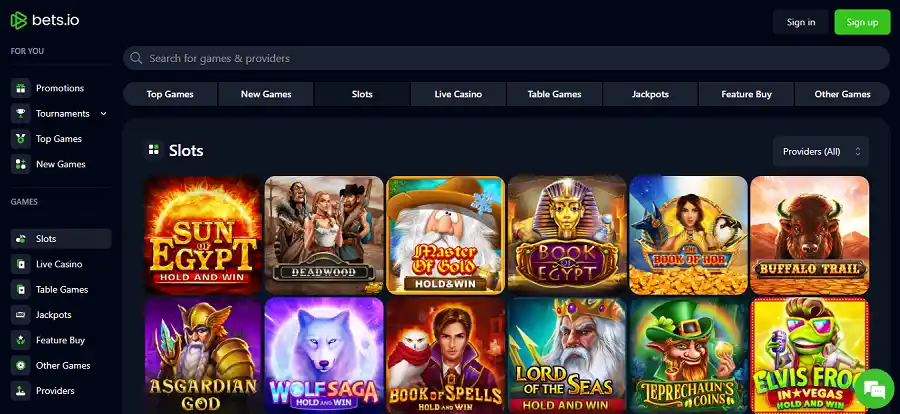 bets.io slots games