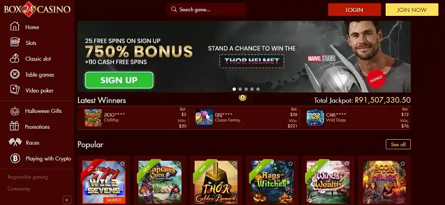 box24 casino bonus