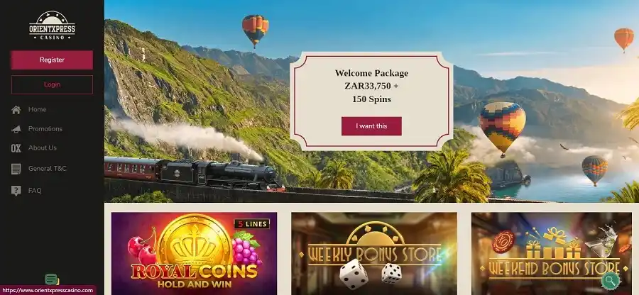 Orient Express Casino Bonus