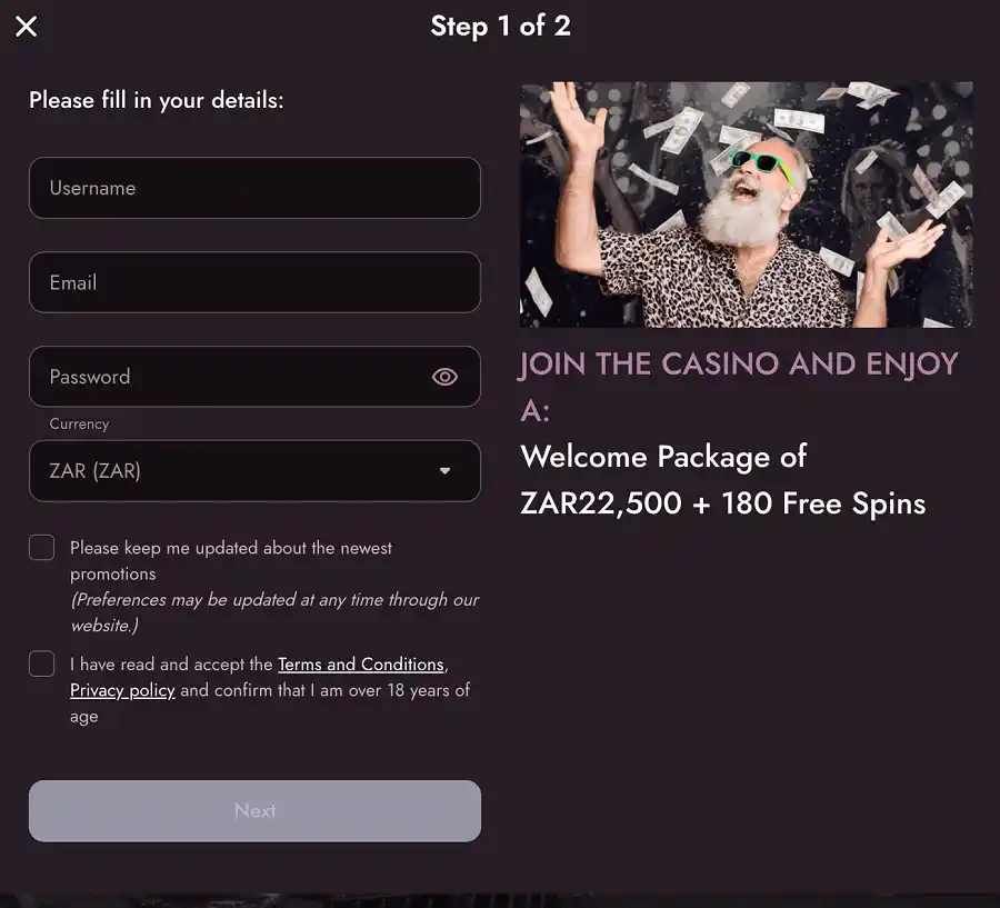 Mr Fortune Casino Regester