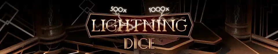 Lightning dice logo