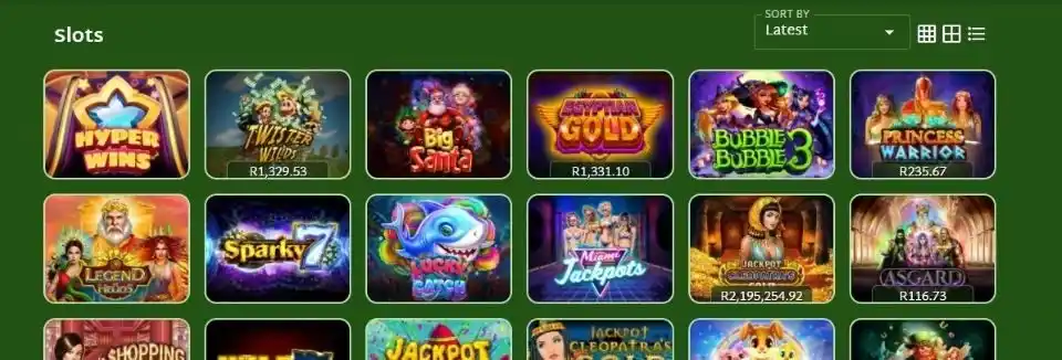 Springbok Casino Slots Offer