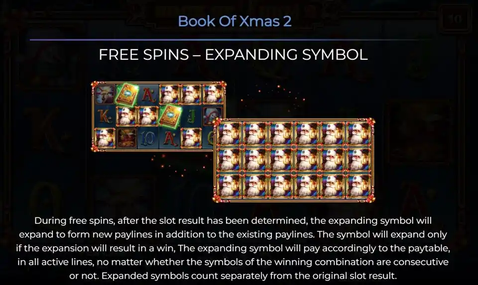 Book of Xmas 2 Free Spins