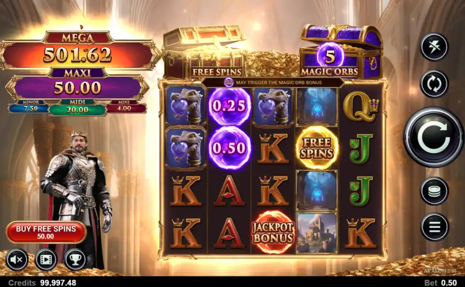 Avalon III Free Spins