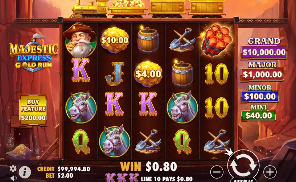 Majestic Express – Gold Run Slot Game