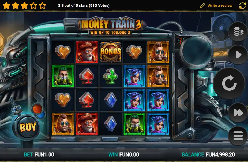 Money Train Game Slot