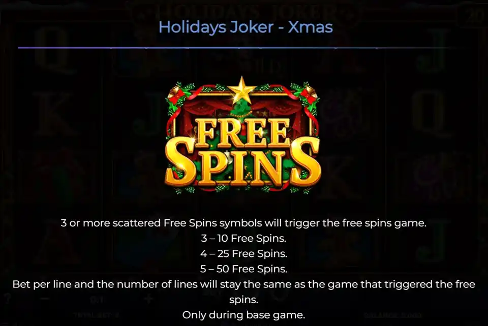 Holidays Joker Xmas Free Spins