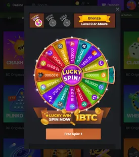 BC.GAME lucky spins