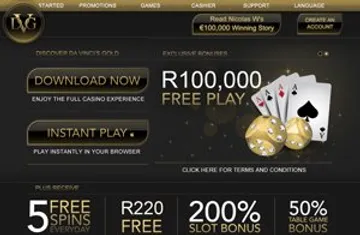 Find a Week Full of Bonuses at DaVincis Gold Online Casino