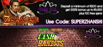 White Lotus Casino Gives Away R5,000 and 200 Free Spins