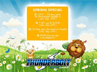 Spring Fever Hits Thunderbolt Casino