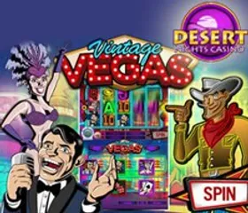 Desert Nights Casino Launches Vintage Vegas Slots